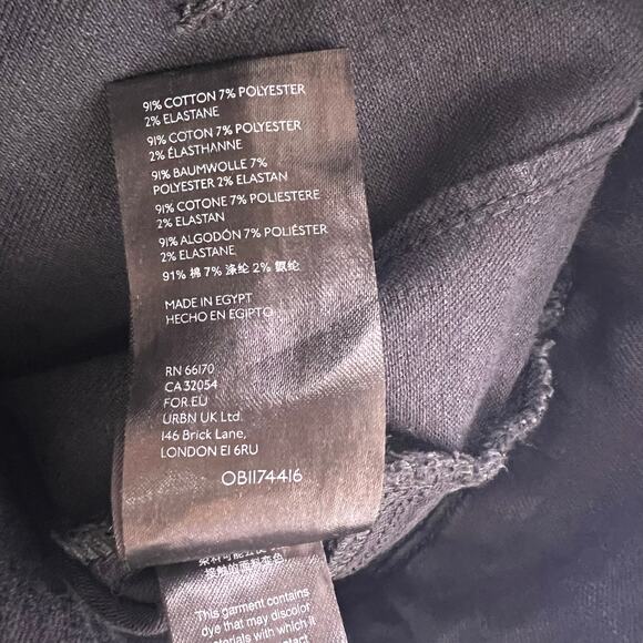 We The Free Riley Seamed High‑Rise Skinny Jeans in Faded Black Denim – Size 26 - Picture 7 of 9